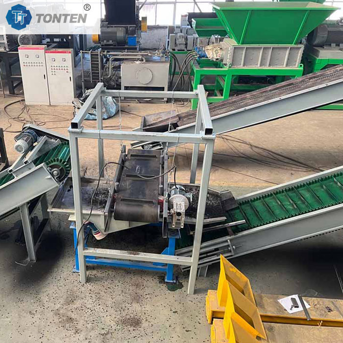 Sistema de trituración de caucho de neumáticos de acero inoxidable duradero Alta eficiencia para el reciclaje a gran escala