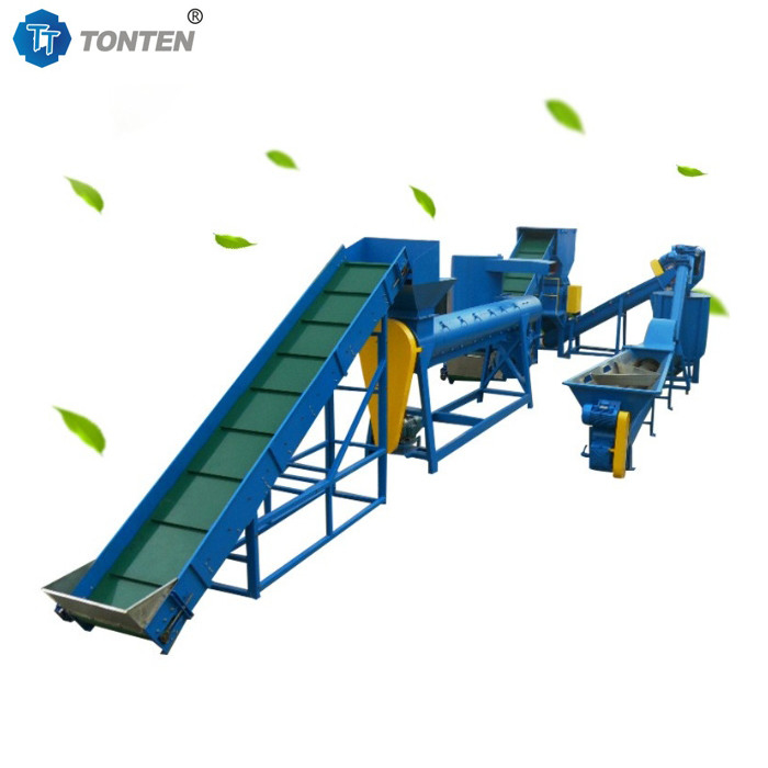 Linea de producción de trituración de plástico PET reciclaje Lavado de botellas para mascotas