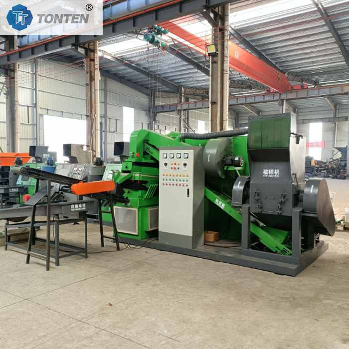 Máquina granuladora de alambre de cobre para reciclaje y separación de plástico y cobre