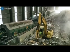 planta de clasificación de residuos domésticos