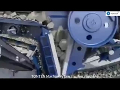 Proceso de trituración de mandíbulas