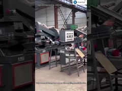 Máquina de reciclaje de desechos eléctricos de alambre de cobre Línea de granulador de alambre de cobre