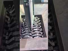 Ropa de desecho Ropa de desecho Trituradora de basura Trituradora de plástico de doble eje